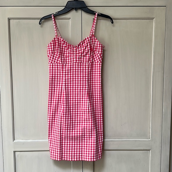 Red Gingham Guess Dress - Picture 1 of 3